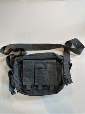 Tactical Black Crossbody Messenger Bag